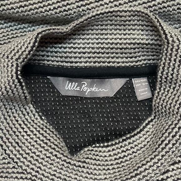 Ulla Popken Dress 3/4 Sleeve Minimalist Scandi Casual Cozy Neutral Capsule 12/14 - Picture 3 of 7